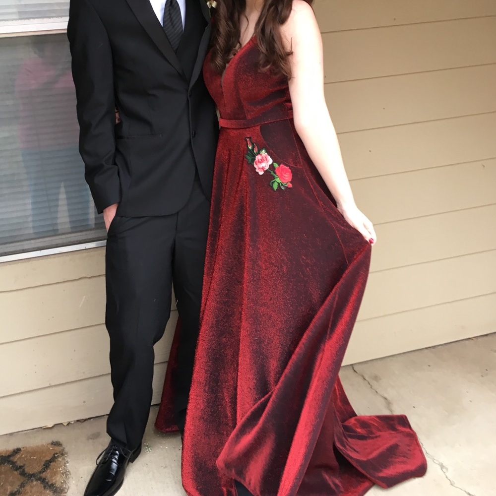 Red prom dress!